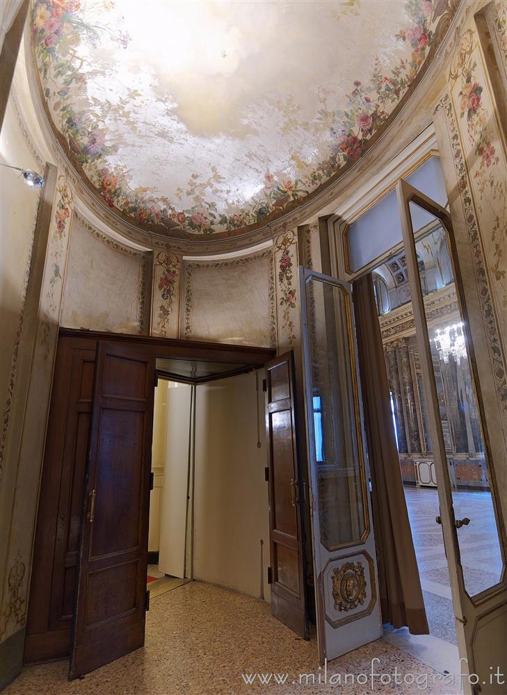 Milan (Italy) - Oval anteroom in Serbelloni Palace